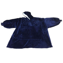 Load image into Gallery viewer, Winter Women Warm Oversized Fleece Blanket Hoodies Sweatshirt Hooded Pocket Blanket With Sleeves Sherpa Pullovers Sudadera Mujer