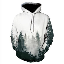 Load image into Gallery viewer, New 3D space Galaxy galaxy men's hoodie spring and autumn fashion print pocket drawstring hooded sweatshirt Casual pullover