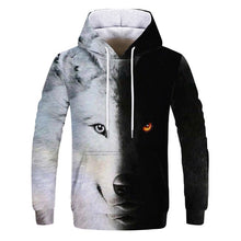 Load image into Gallery viewer, 2019 Magic color Galaxy Wolf Hoodie Hoodies Men Women Fashion Spring Autumn Pullovers Sweatshirts Sweat Homme 3D Tracksuit
