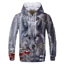 Load image into Gallery viewer, 2019 Magic color Galaxy Wolf Hoodie Hoodies Men Women Fashion Spring Autumn Pullovers Sweatshirts Sweat Homme 3D Tracksuit
