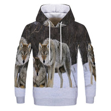 Load image into Gallery viewer, 2019 Magic color Galaxy Wolf Hoodie Hoodies Men Women Fashion Spring Autumn Pullovers Sweatshirts Sweat Homme 3D Tracksuit
