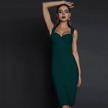 Load image into Gallery viewer, Deer Lady Bandage Dress 2019 New Arrivals Red Spaghetti Strap Dress Bodycon Vestidos Winter Bandage Party Dresses Women Evening
