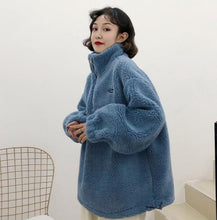 Load image into Gallery viewer, 2020 Spring Sweatshirt Plus Size Women's Hoody Lambswool Women's Sweatshirt Turtleneck Autumn Korean Style Sweatshirts Women

