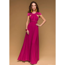 Load image into Gallery viewer, Sexy Women Multiway Wrap Convertible Boho Maxi Club Red Dress Bandage Long Dress Party Bridesmaids Infinity Robe Longue Femme
