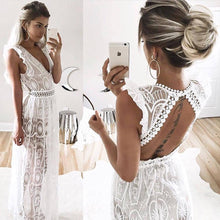 Load image into Gallery viewer, New Summer Dress 2019 Women Vintage Style Vestidos Party Maxi Dresses Elegant Female Vintage Vestido Sexy Long Dress A490096
