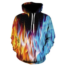 Load image into Gallery viewer, New 3D space Galaxy galaxy men's hoodie spring and autumn fashion print pocket drawstring hooded sweatshirt Casual pullover

