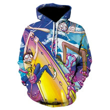 Load image into Gallery viewer, New 3D space Galaxy galaxy men's hoodie spring and autumn fashion print pocket drawstring hooded sweatshirt Casual pullover
