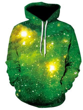 Load image into Gallery viewer, New 3D space Galaxy galaxy men's hoodie spring and autumn fashion print pocket drawstring hooded sweatshirt Casual pullover
