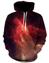 Load image into Gallery viewer, New 3D space Galaxy galaxy men's hoodie spring and autumn fashion print pocket drawstring hooded sweatshirt Casual pullover
